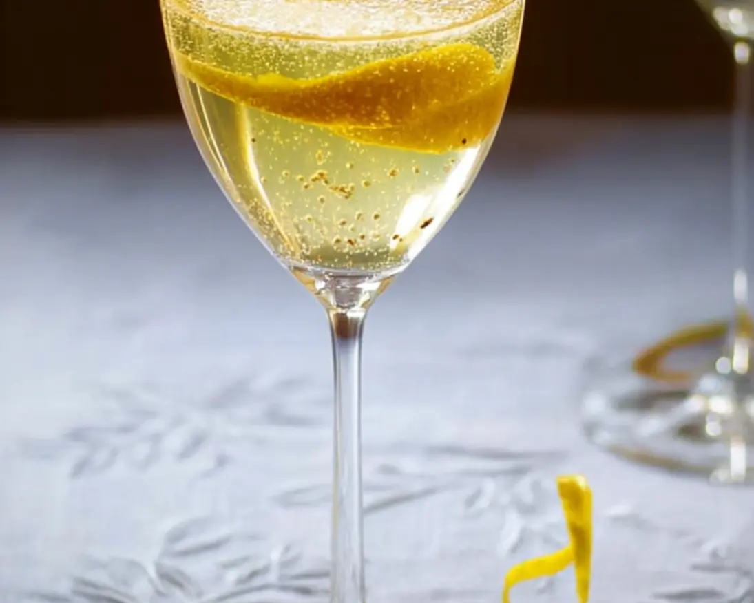 cocktail citron gingembre champagne