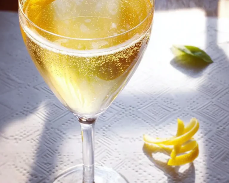 cocktail citron gingembre champagne