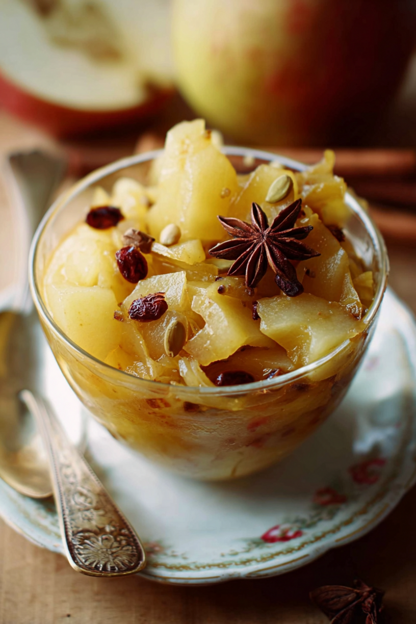 compote pomme poire epices