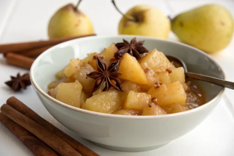 compote pomme poire épices