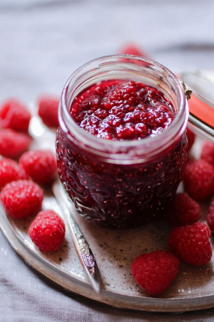 confiture framboises