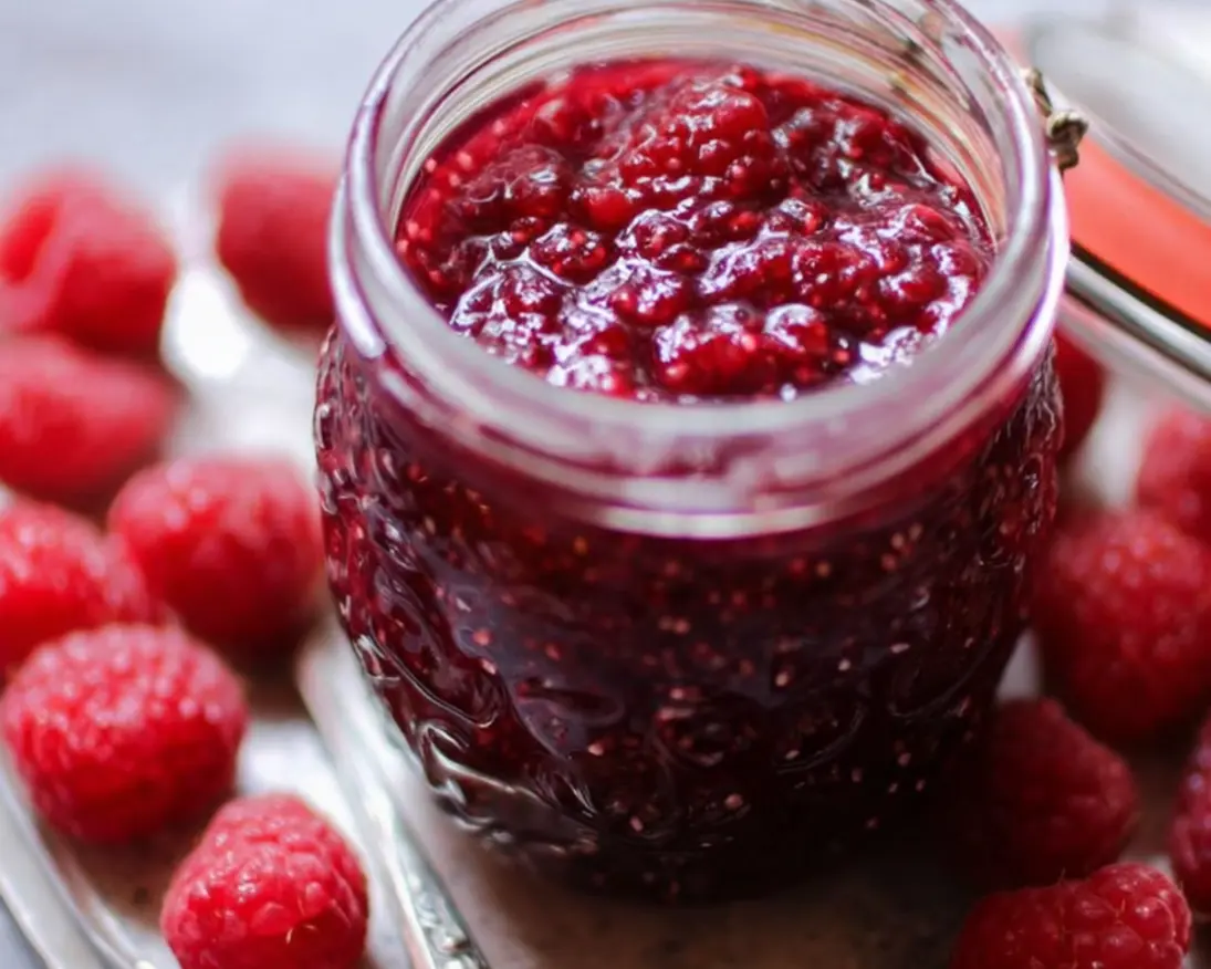 confiture framboises