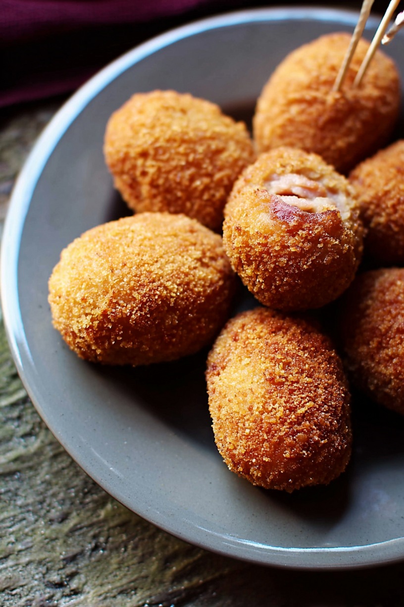 croquettes châtaigne lard fumé