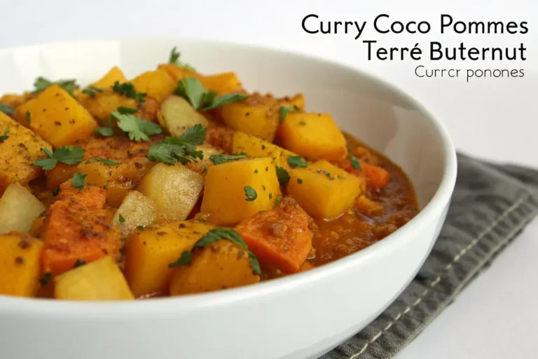 curry coco pommes terre butternut