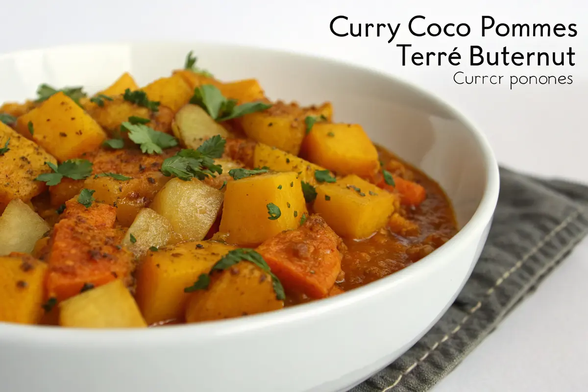 curry coco pommes terre butternut