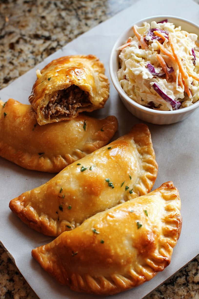 empanadas b oeuf coleslaw épicé