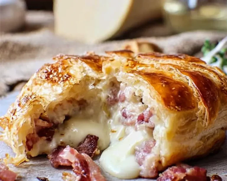 feuilleté camembert guanciale