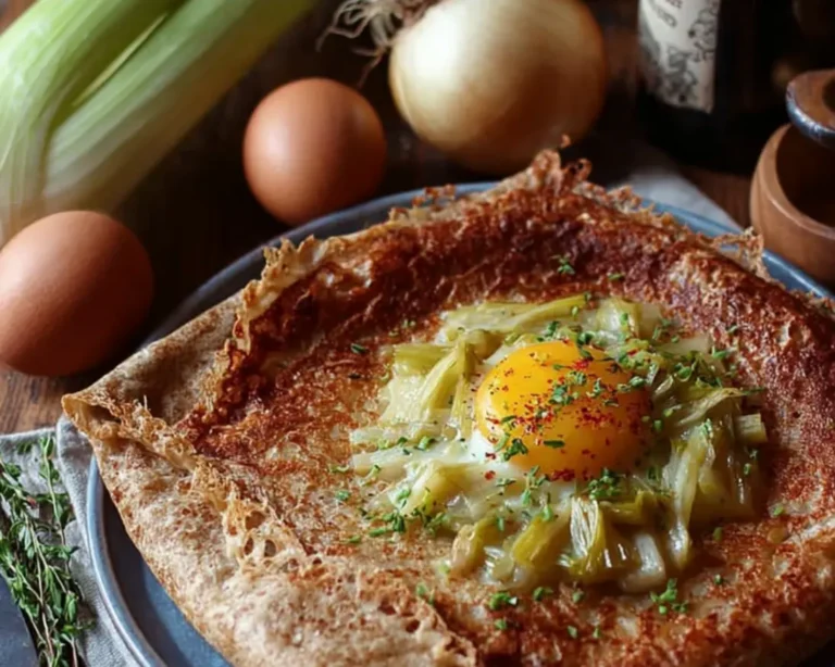 galettes poireaux oeuf comté