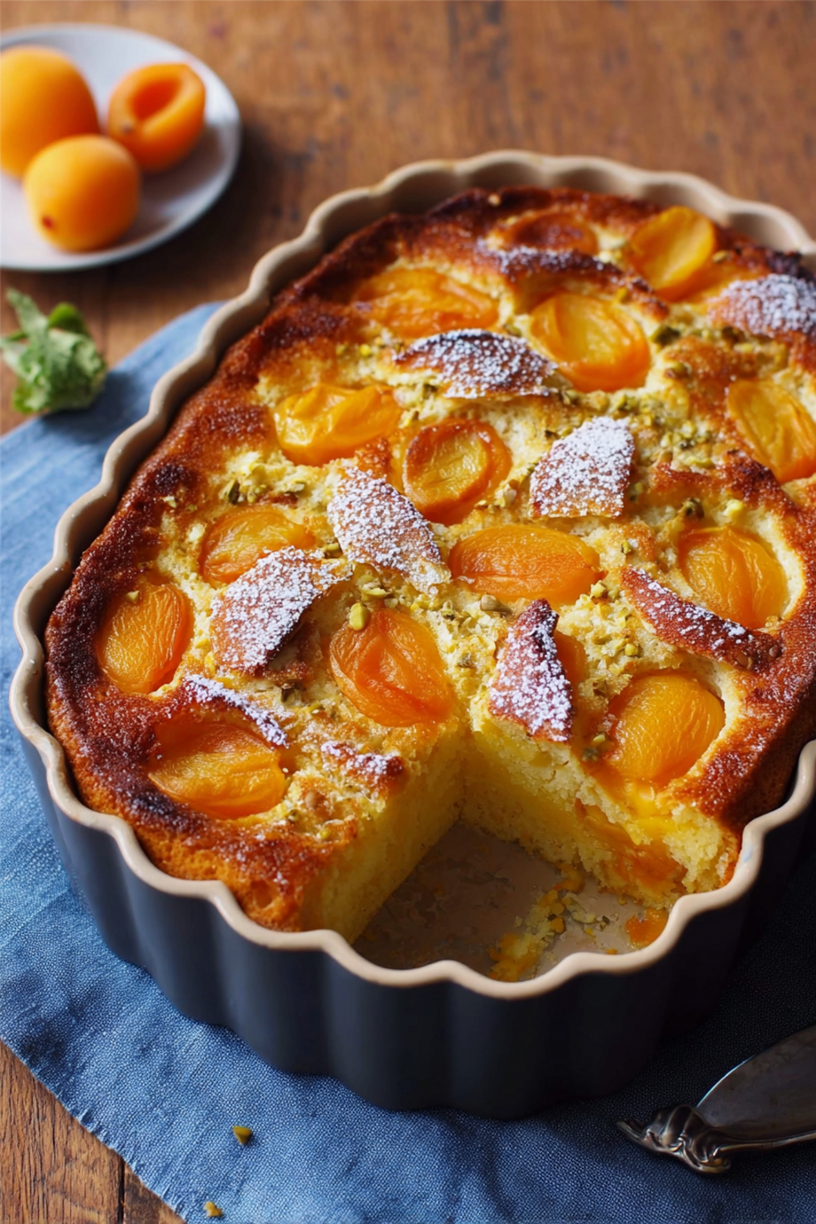 gâteau abricots ricotta