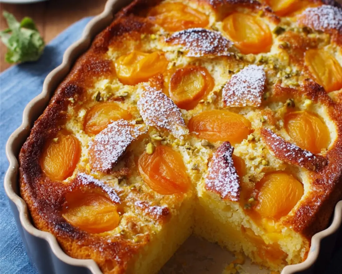 gâteau abricots ricotta