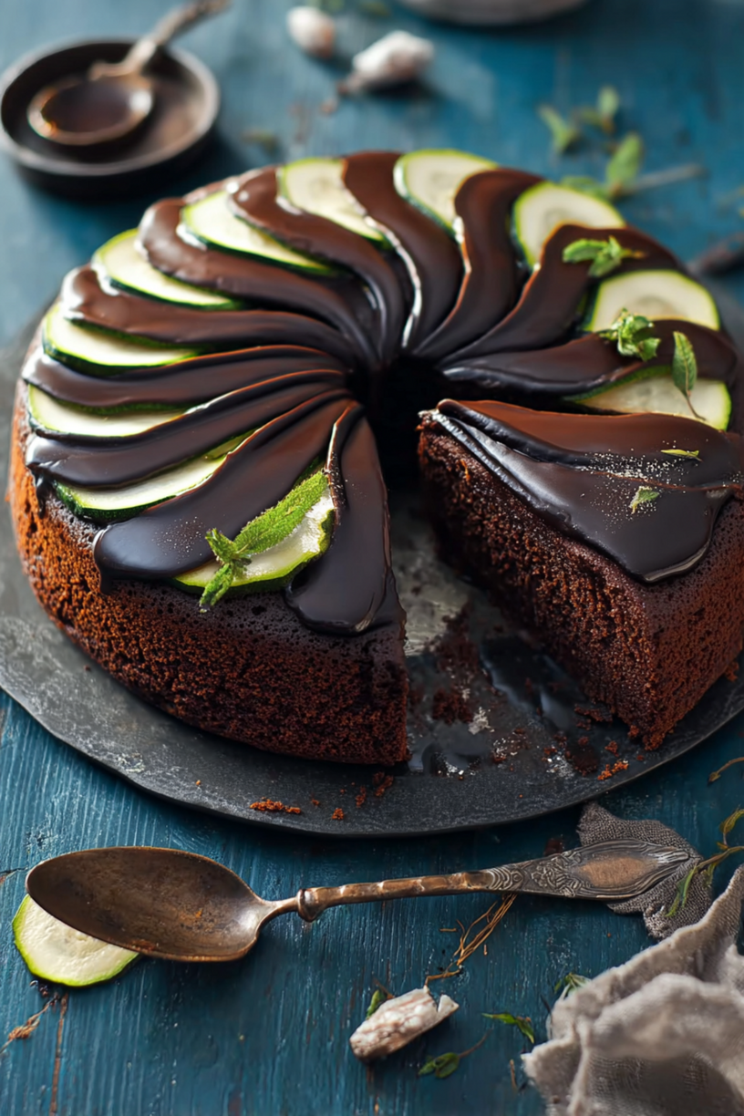 gâteau courgette chocolat