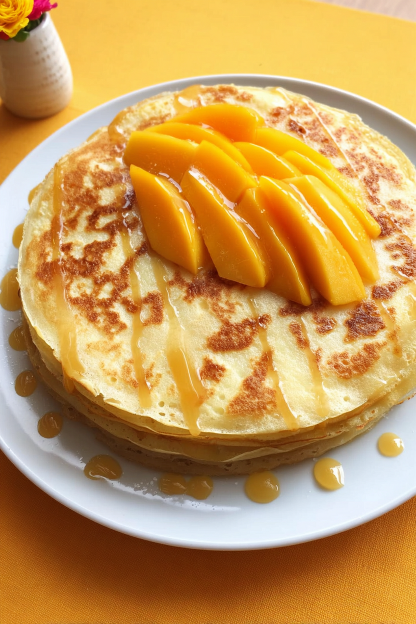 gâteau crêpes mangue fr