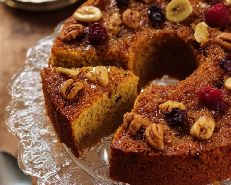 gâteau d'avoine fruits secs vapeur