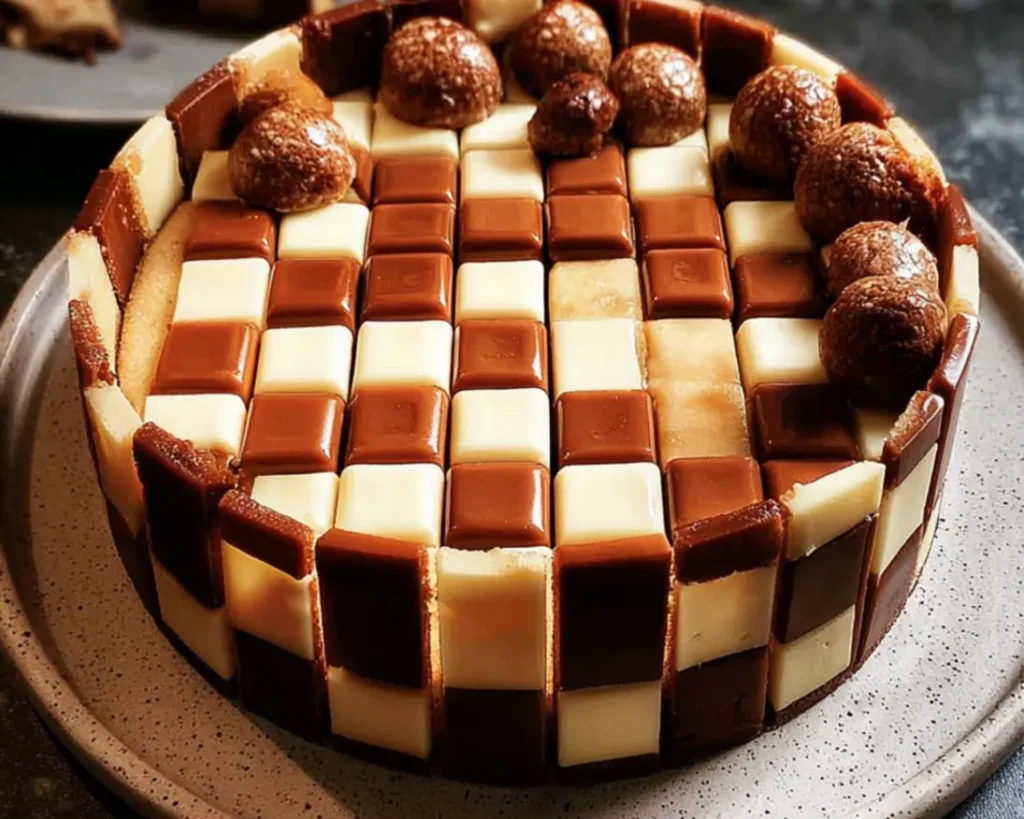 gâteau damier