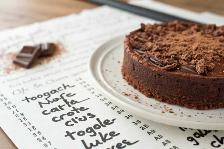 gâteau quinoa chocolat