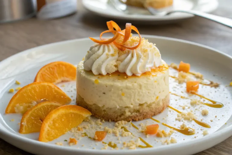 gâteau riz crémeux l'orange