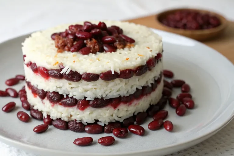 gâteau riz pâte haricot azuki