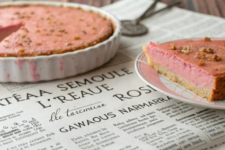 gâteau semoule l'eau rose namoura