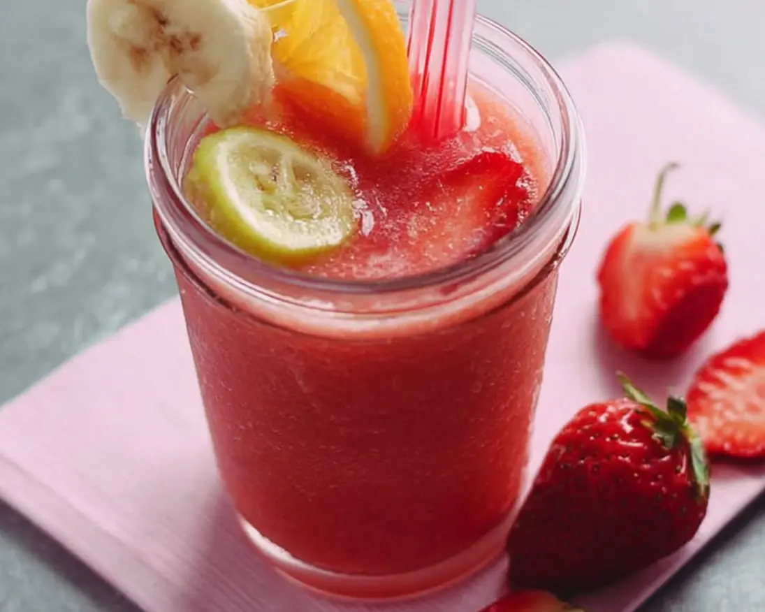 jus banane fraise agrumes