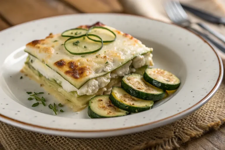 lasagne chèvre courgette