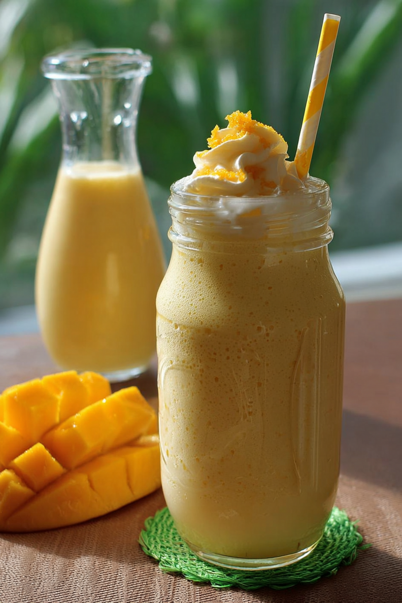 milk shake vanille mangue