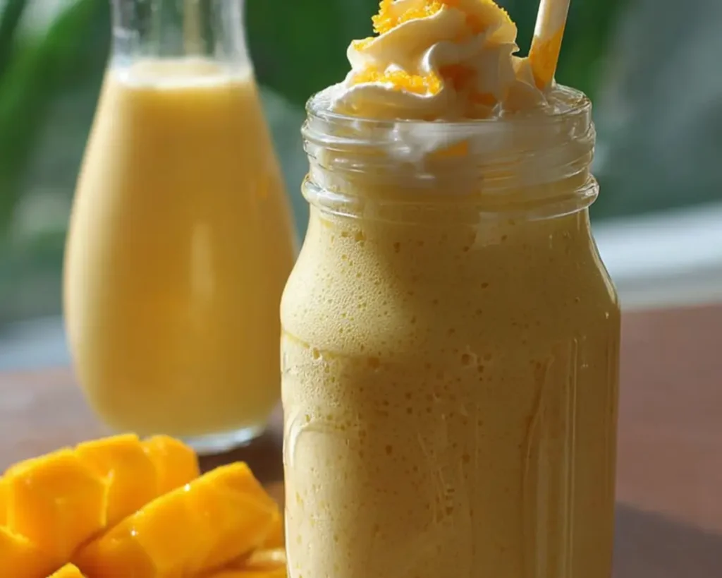 milk shake vanille mangue