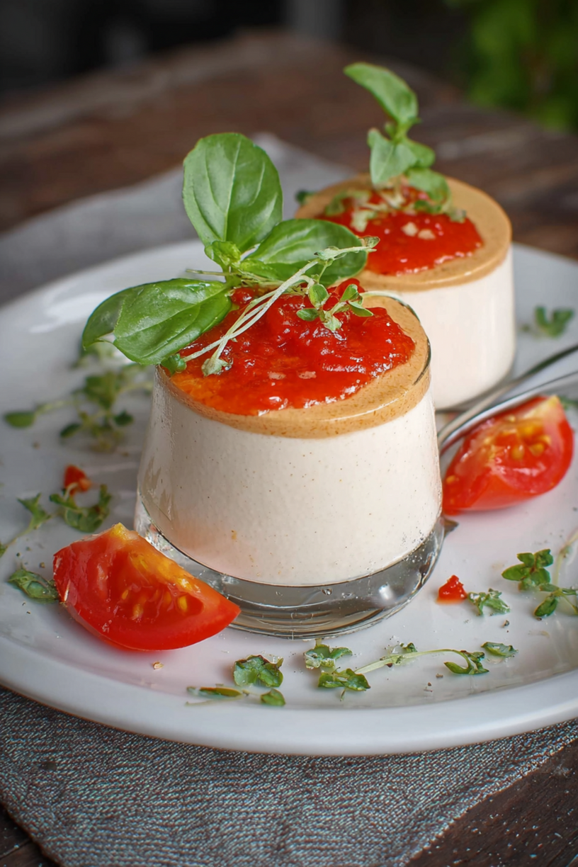 mousse tomate basilic