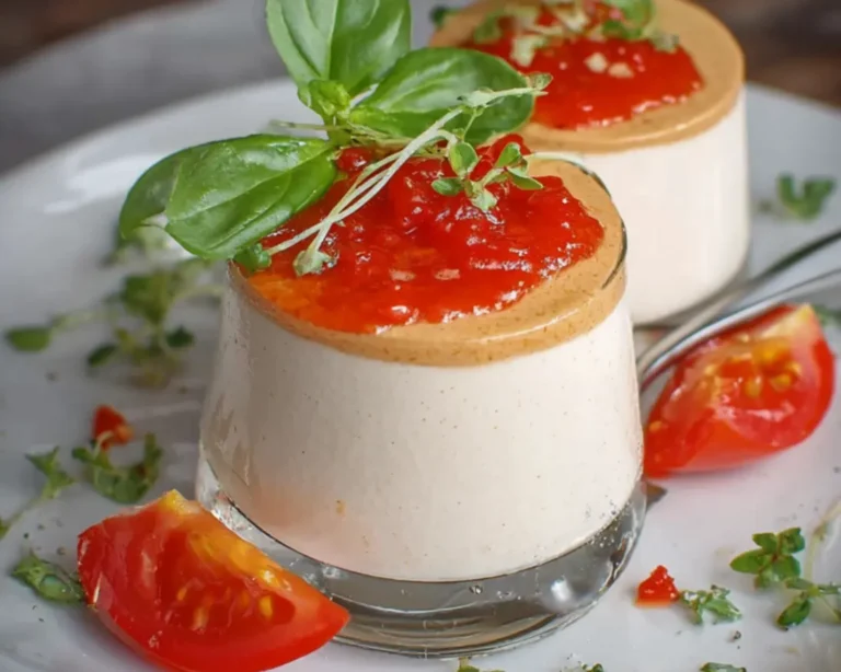 mousse tomate basilic