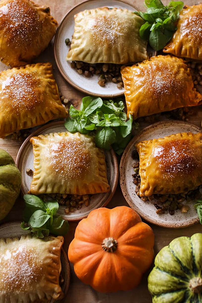 petites pastillas pintade courge cannelle