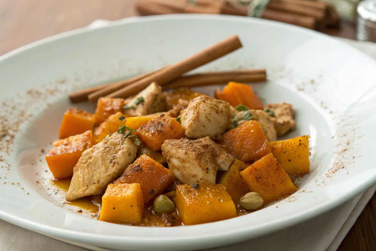 petites pastillas pintade courge cannelle