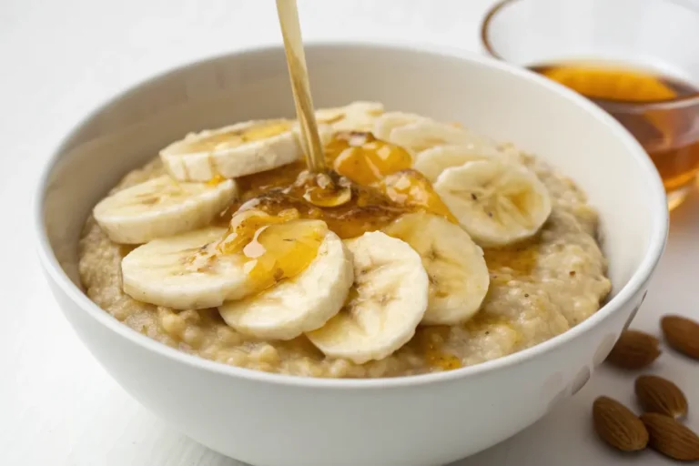 porridge banane miel