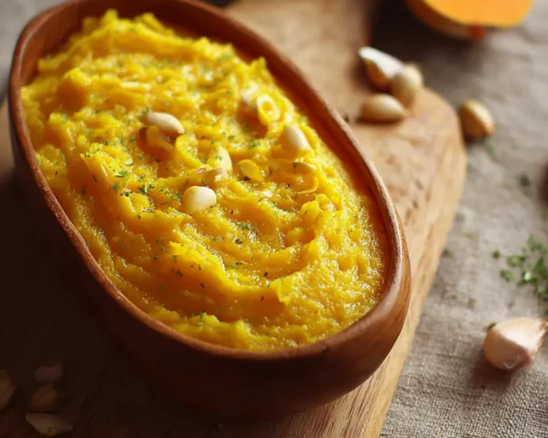 purée butternut noisettes