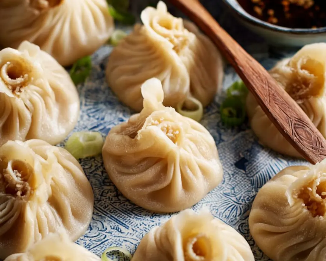 raviolis porc xiao long baos