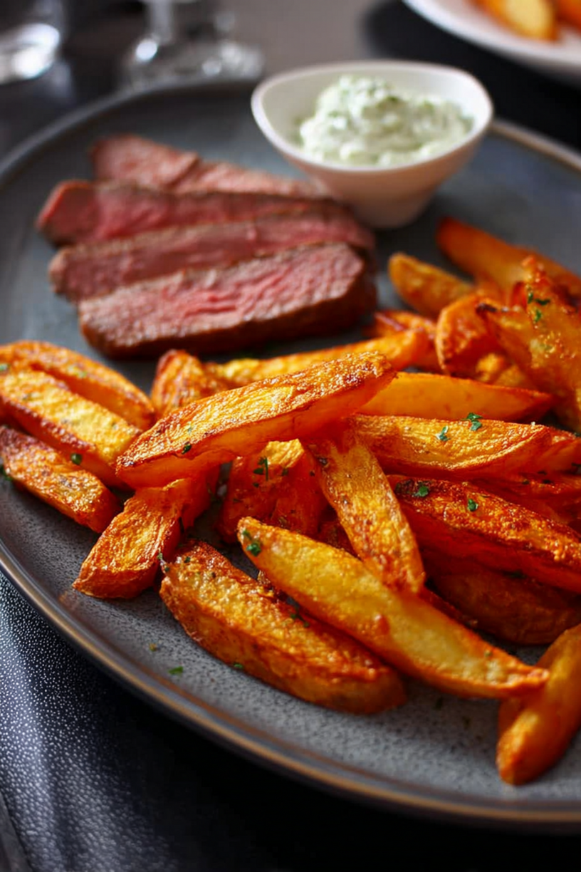 rôti bœuf frites patate