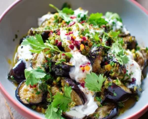 salade d'aubergine yaourt