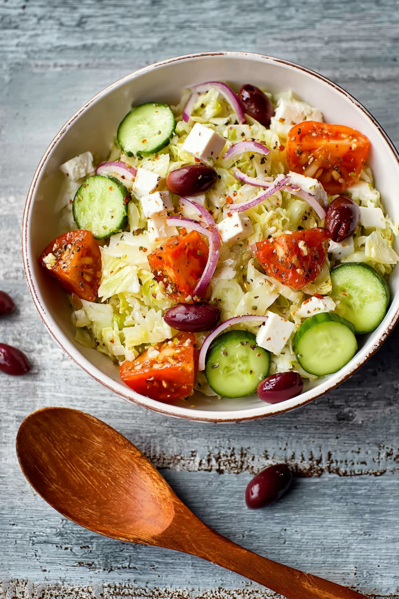 salade grecque chou blanc