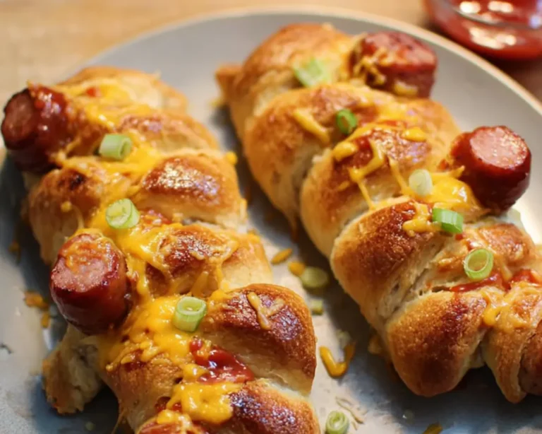 sausage breads ketchup pimenté