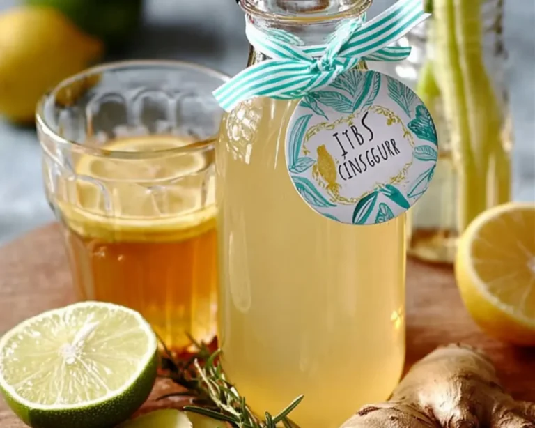 sirop citronnelle gingembre