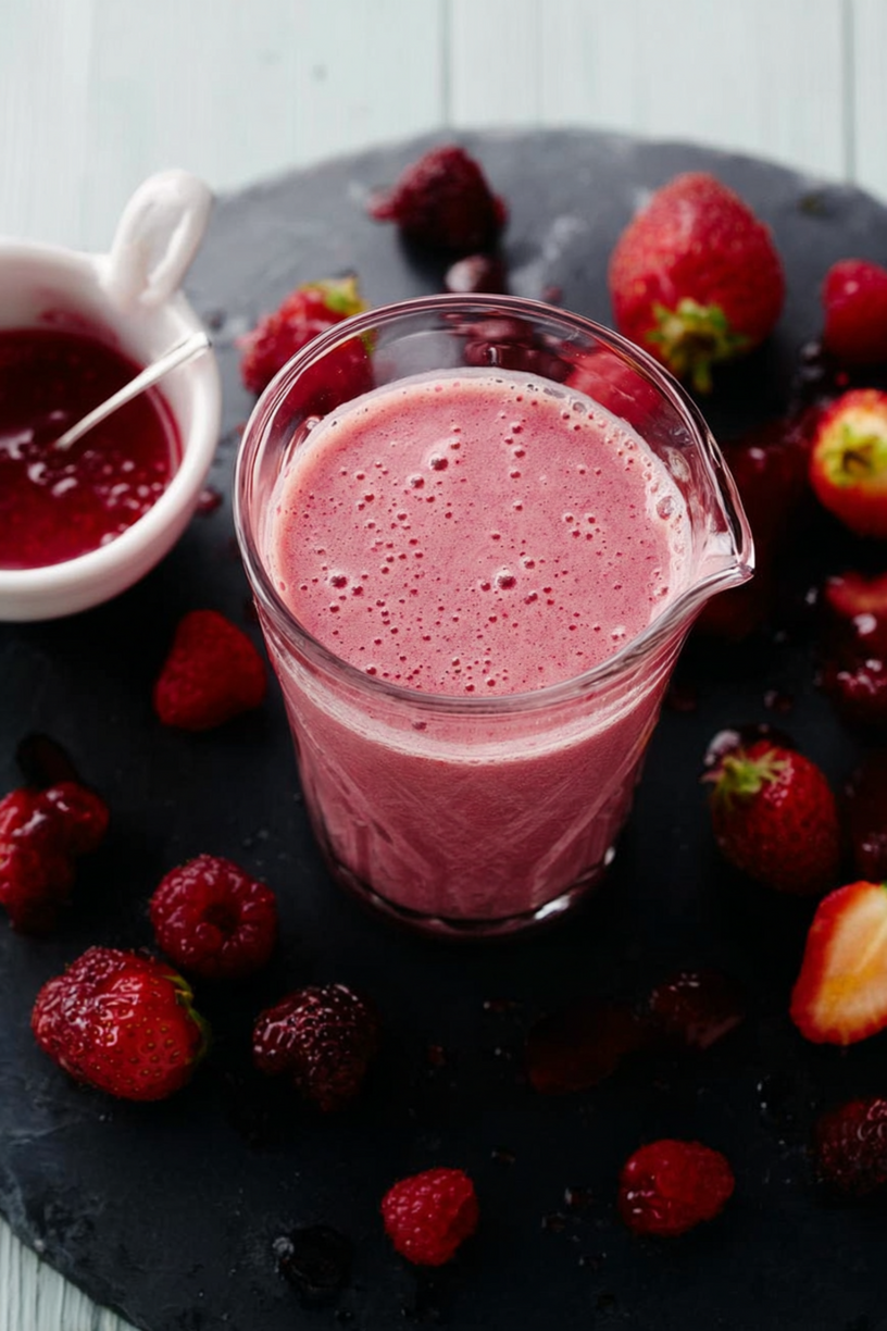 smoothie fruits rouges