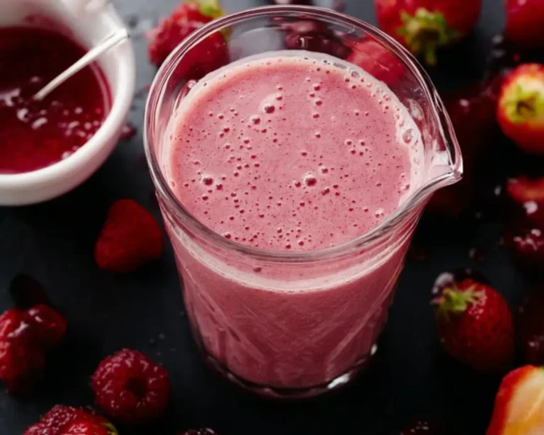 smoothie fruits rouges