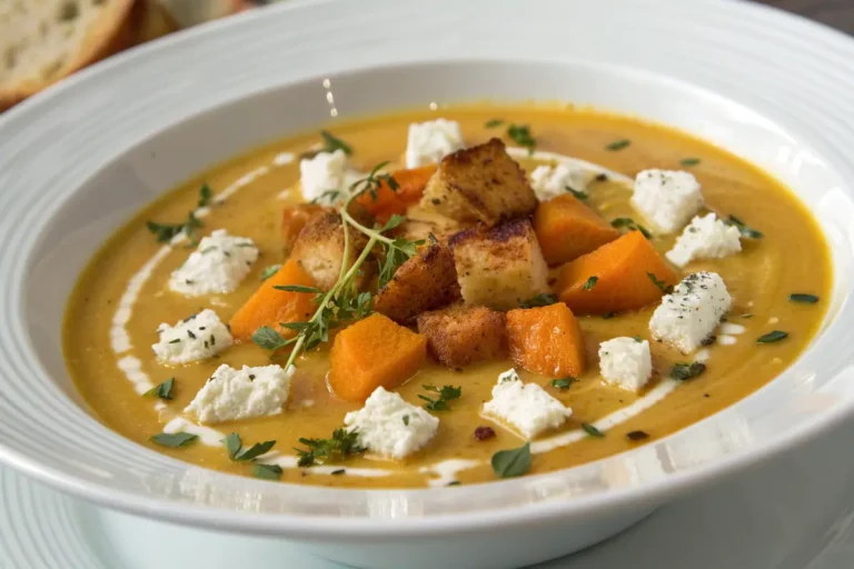 soupe butternut chèvre uf
