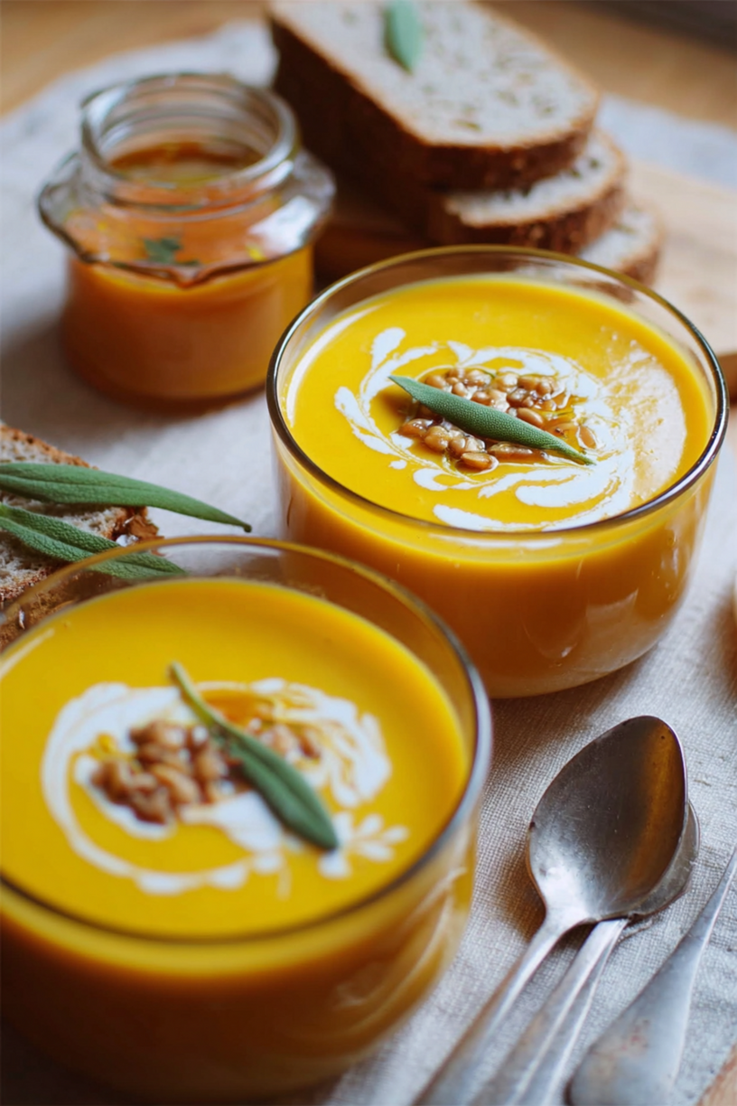 soupe butternut épices terrine campagne