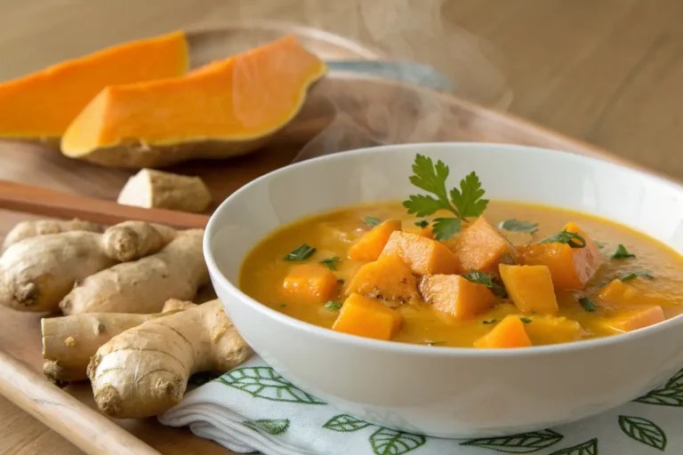 soupe butternut gingembre