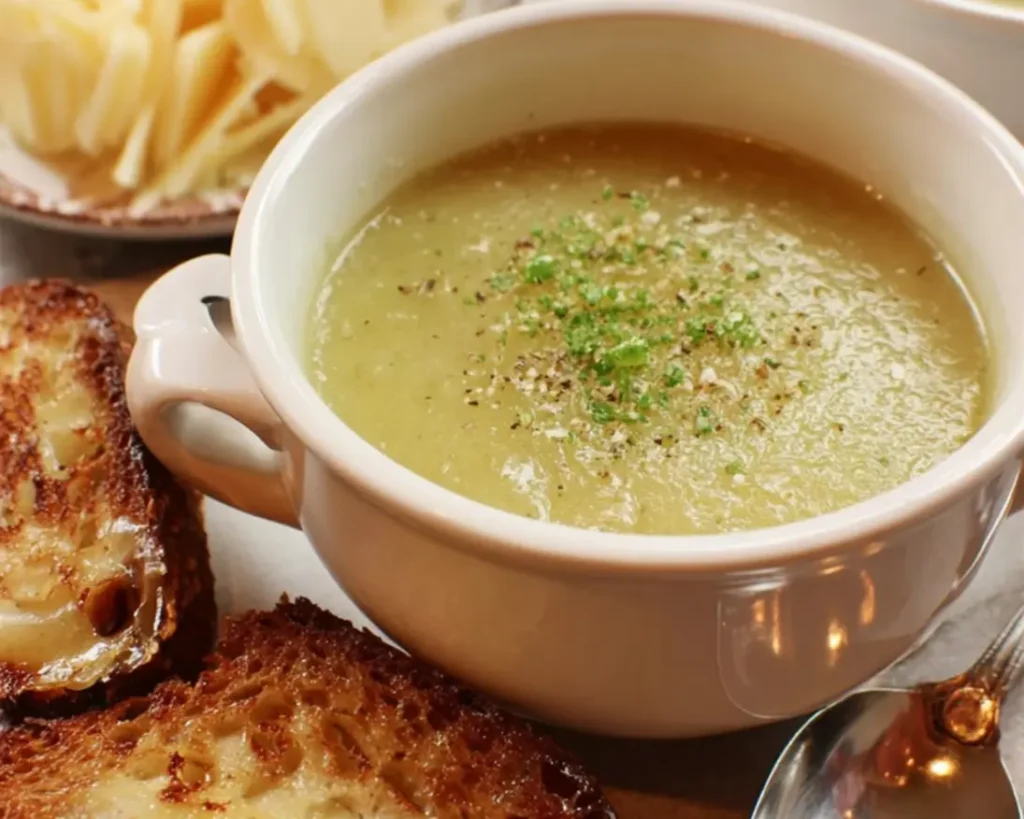 soupe poireaux brie pommes terre