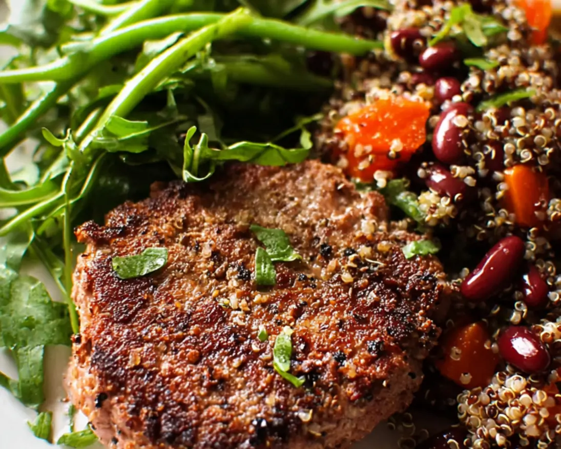 steaks quinoa haricots rouges