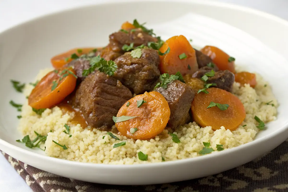 tajine d'agneau abricots miel