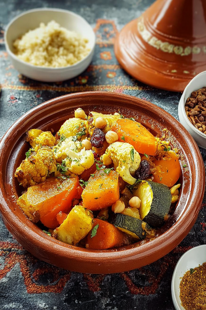 tajine légumes courge fruits secs