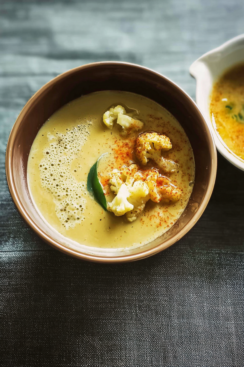 velouté chou fleur curry