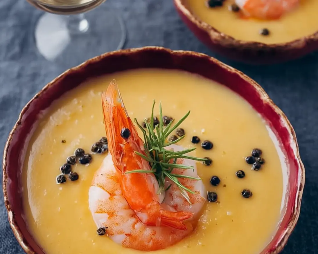 velouté potiron crevette