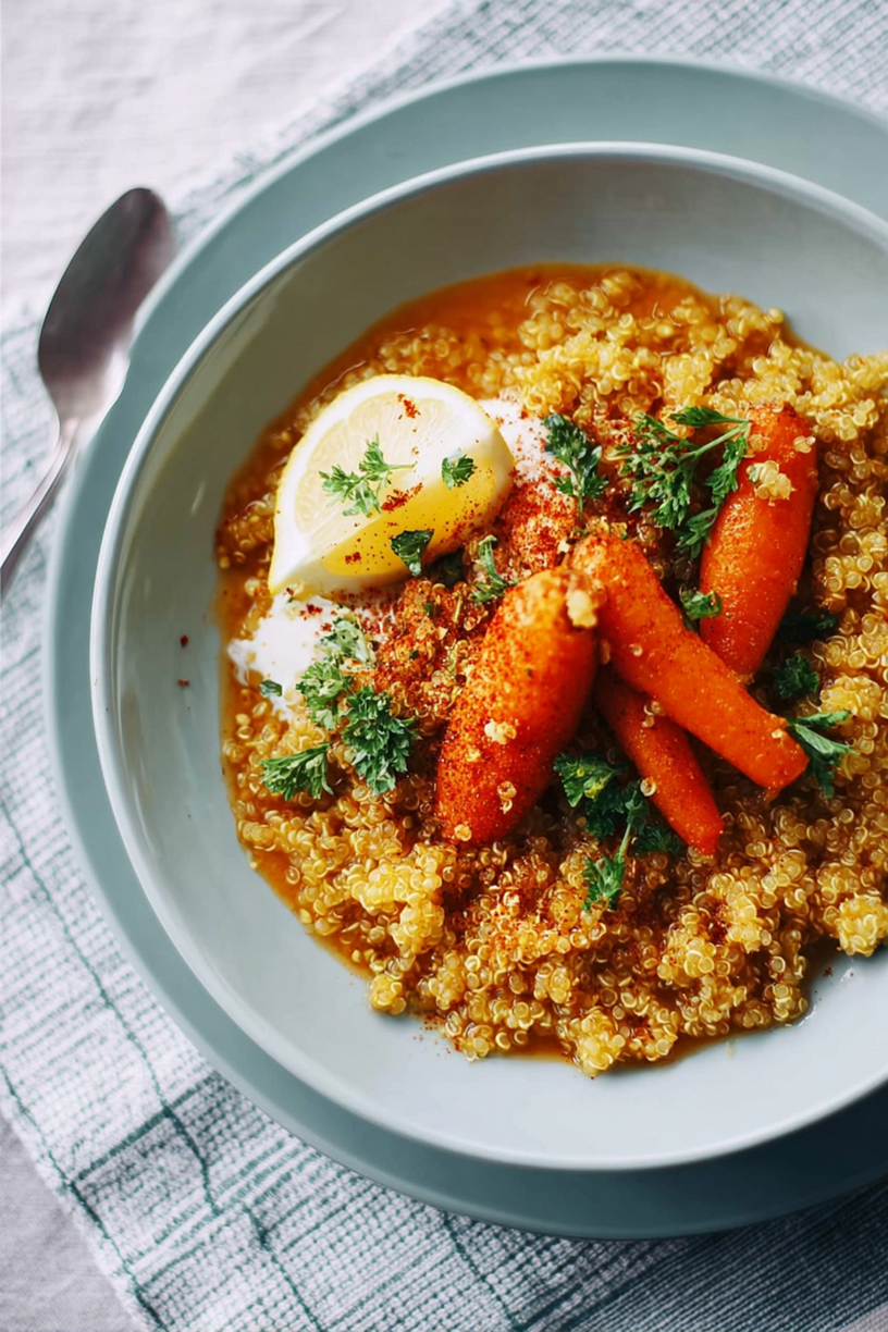 crème carottes quinoa